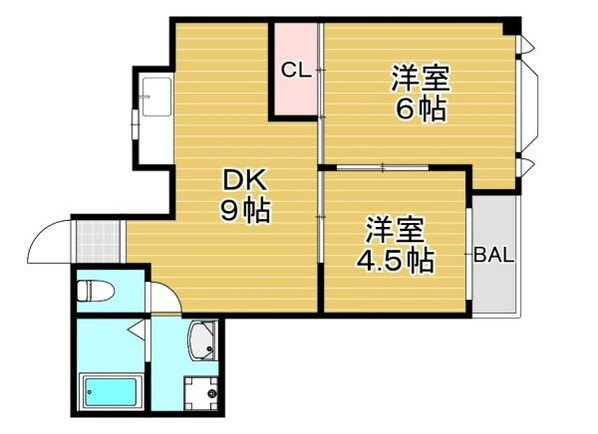 セイワパレス森ノ宮南の物件間取画像